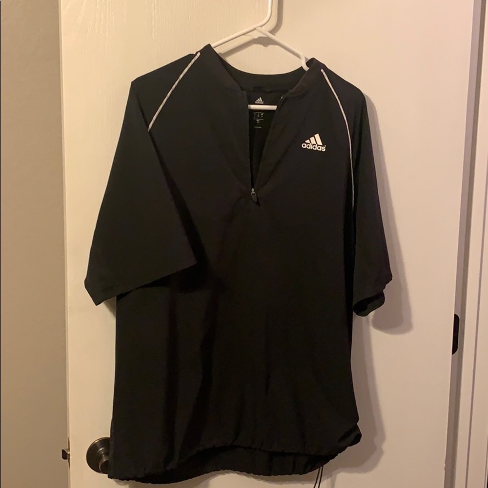 Adidas baseball short sleeve pullover